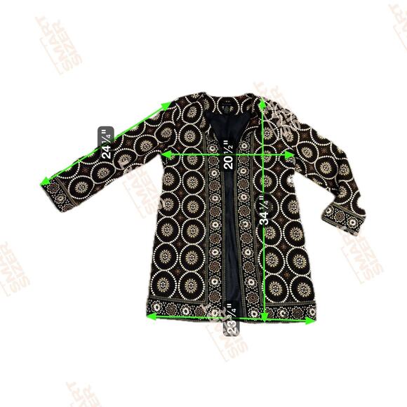 SILKLAND Elegant Collection Embroidered Beaded Jacket Sz L Old Money Mob Wife - Picture 3 of 9